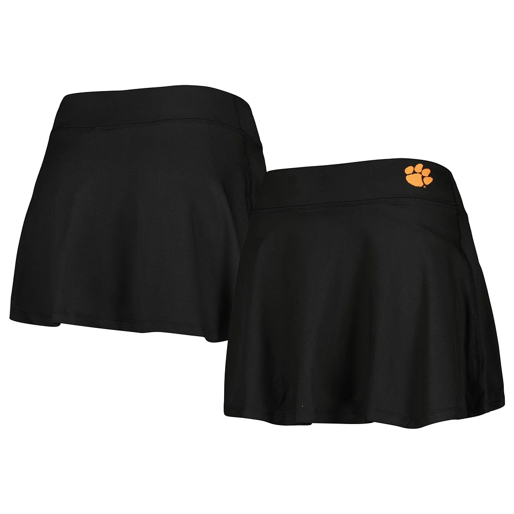 Women's ZooZatz Black Clemson Tigers Flowy Skort