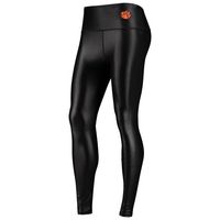 Women's ZooZatz Black Clemson Tigers Shine Liquid Leggings