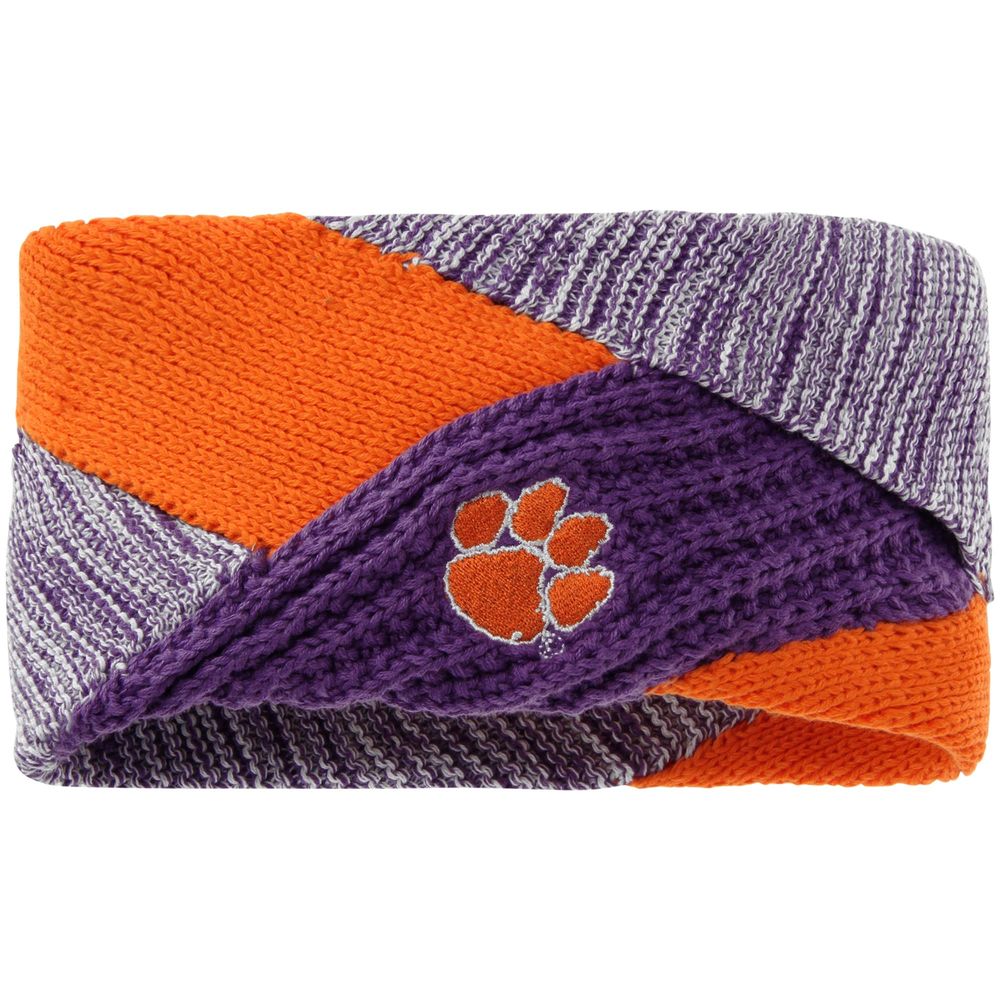 Women's ZooZatz Clemson Tigers Criss Cross Headband