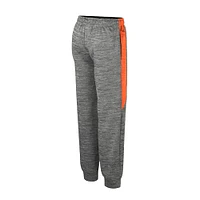 Pantalon polaire gris chiné Colosseum pour jeunes Clemson Tigers