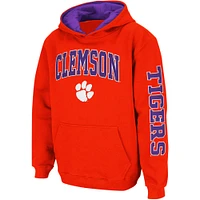 Chandail à capuchon Colosseum Orange Clemson Tigers 2-Hit Team pour jeune