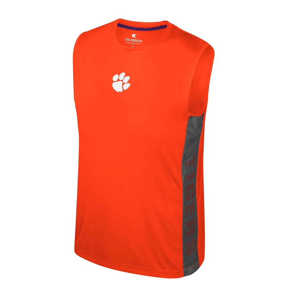 Youth Colosseum Orange Clemson Tigers Smak Talk Sleeveless T-Shirt