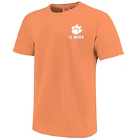 T-shirt orange pour jeunes des Clemson Tigers, scène locale du campus
