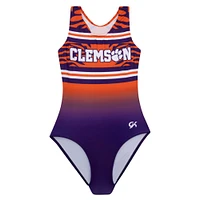 Justaucorps Elite Spirit violet pour jeunes Clemson Tigers