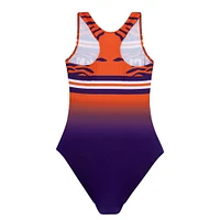 Justaucorps Elite Spirit violet pour jeunes Clemson Tigers