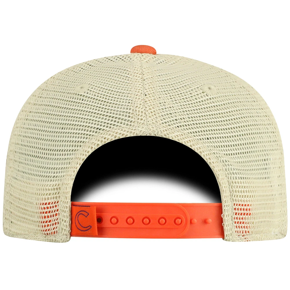 Casquette ajustable tout-terrain Clemson Tigers Orange Top of the World pour jeunes