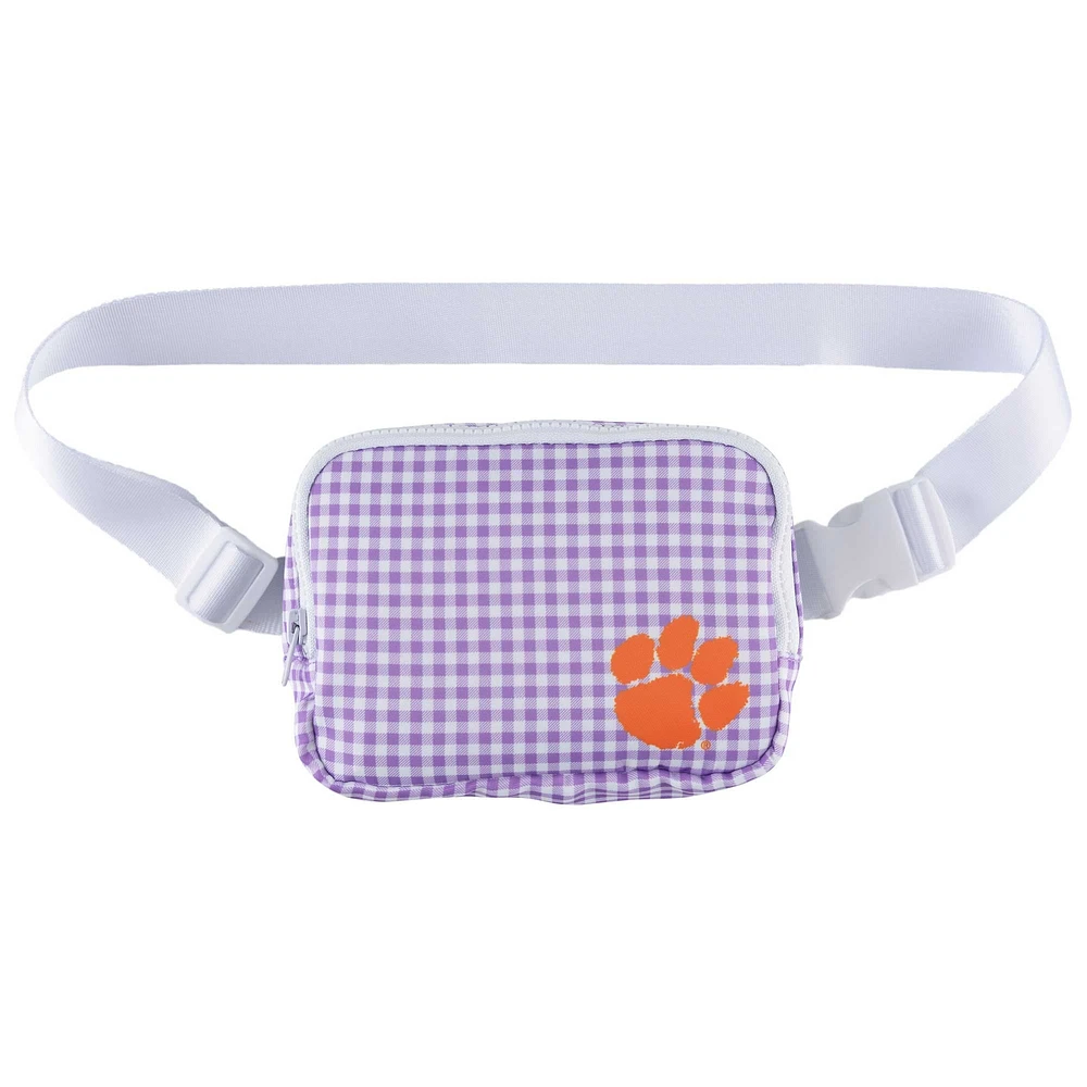 ZooZatz Clemson Tigers Sac banane à carreaux vichy