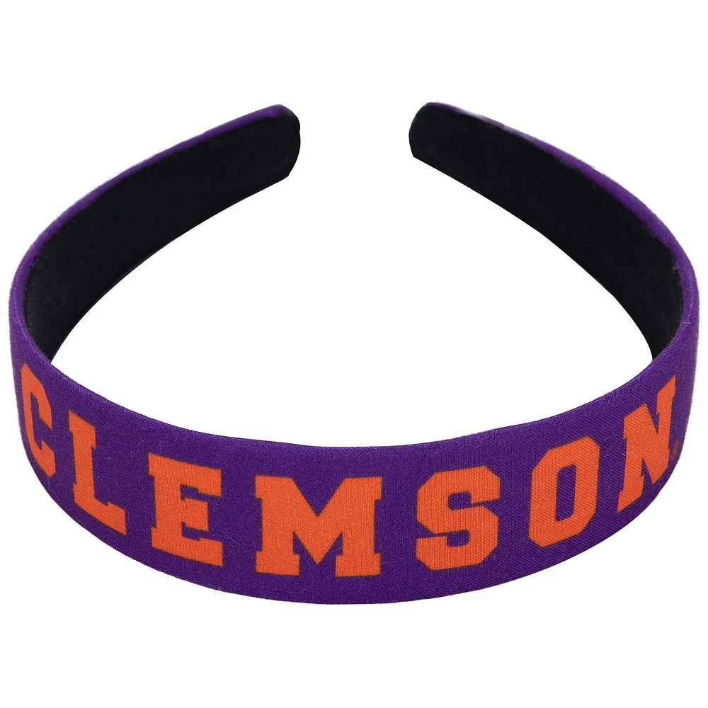 Bandeau rigide violet ZooZatz Clemson Tigers