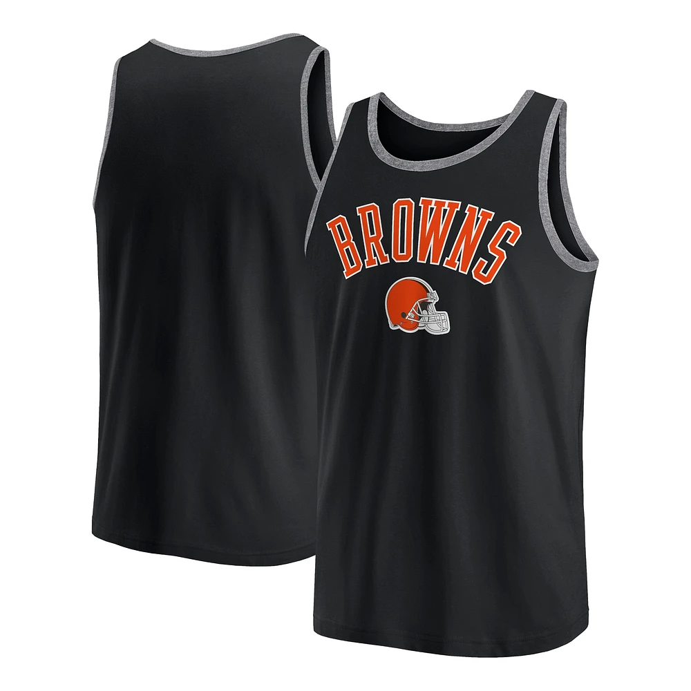 Débardeur Bet Fanatics noir pour hommes des Cleveland Browns