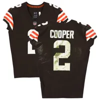 Men's Nike Amari Cooper Brown Cleveland Browns Player Game Jersey