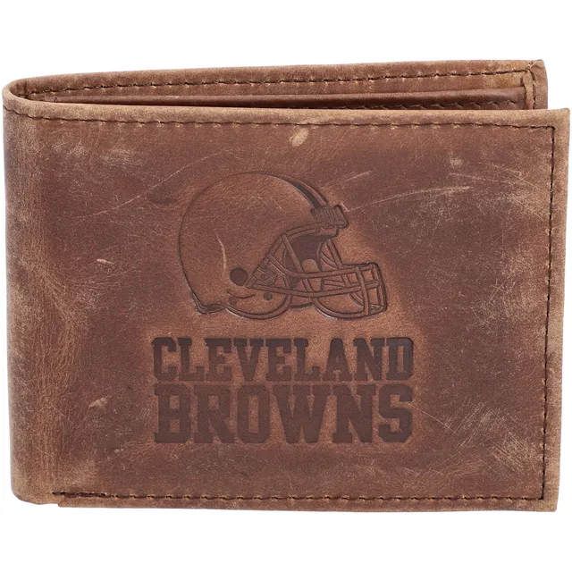 St. Louis Cardinals Leather Tri-Fold Wallet - Brown