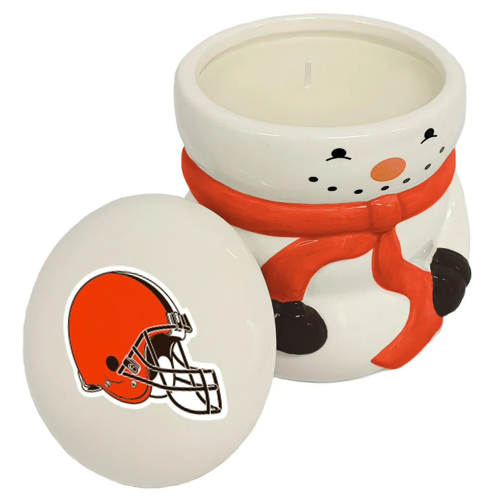 Cleveland Browns Ceramic Pumpkin Helmet