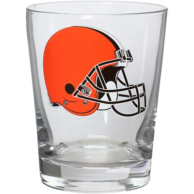 Browns de Cleveland 15 oz. Double verre à l'ancienne