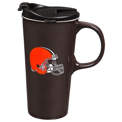 Cleveland Browns 17oz. Travel Latte Mug with Gift Box