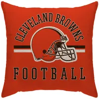 Lids Cleveland Browns 18'' x 18'' Script Circle Duck Cloth Décor Pillow  Cover