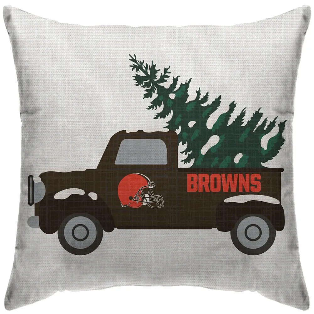 Lids Cleveland Browns 18'' x 18'' Holiday Pickup Truck Décor