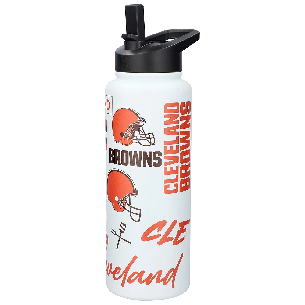 Cleveland Browns 34oz. Native Quencher Bottle