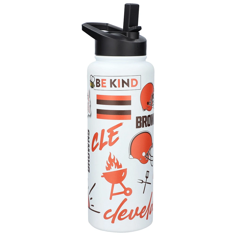 Cleveland Browns 34oz. Native Quencher Bottle