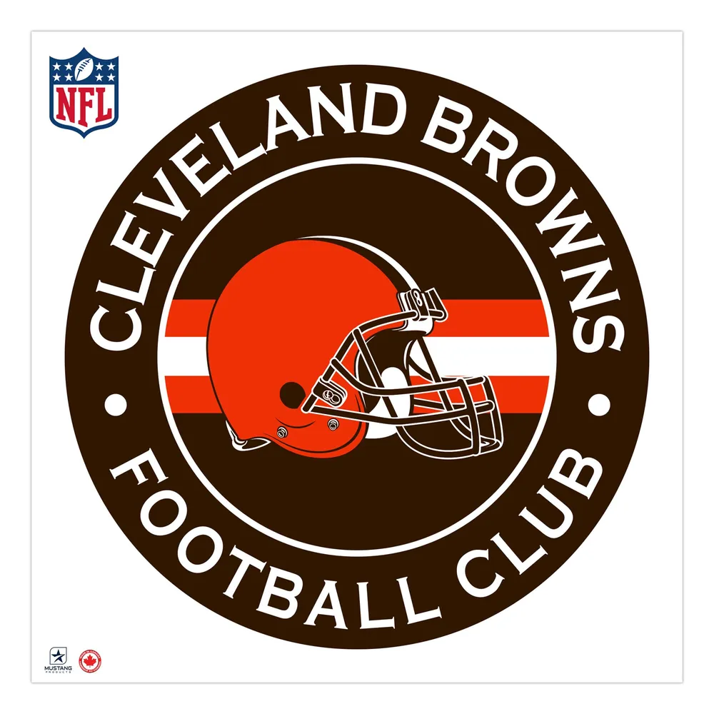 Autocollant mural repositionnable avec logo Cleveland Browns 36'' x 36''