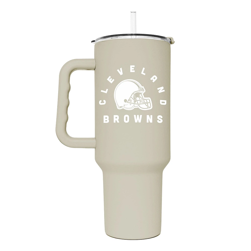 Cleveland Browns 40oz. Gobelet Sable Soft Touch