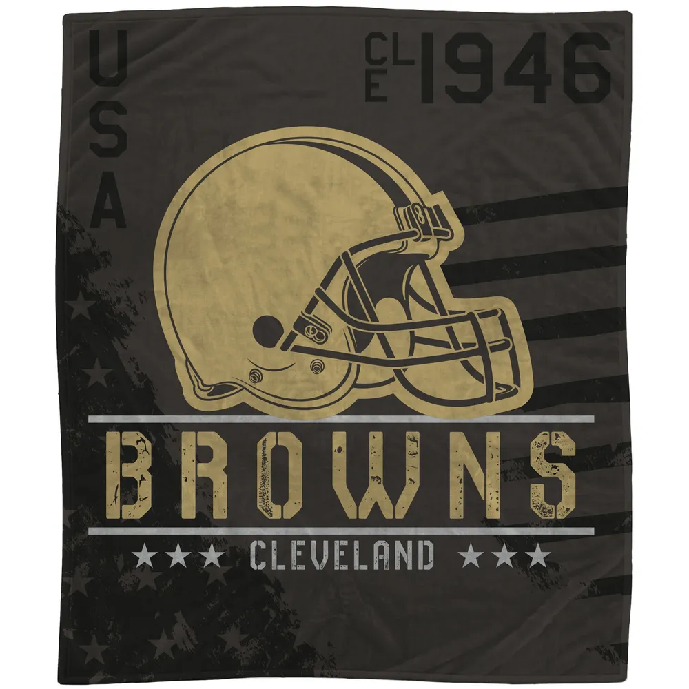 Lids Cleveland Browns 60'' x 70'' Ultra Fleece State Stripe Blanket