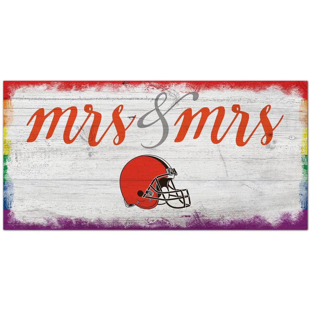 Cleveland Browns 12'' Football Sign