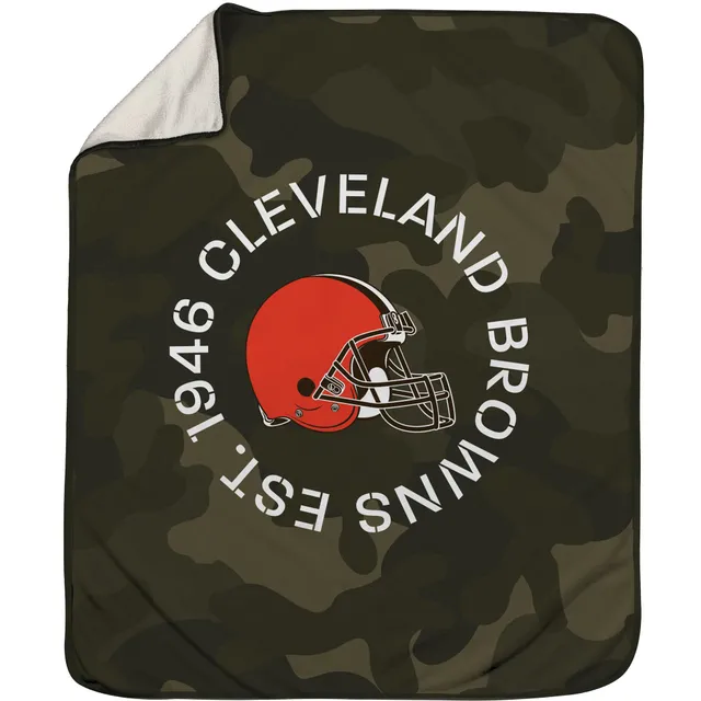 Football Fan Shop Cleveland Browns 50 x 60 Sherpa Blanket