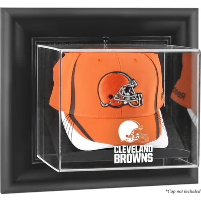 Cleveland Browns Fanatics Authentic Black Framed Wall-Mountable Cap Logo Display Case