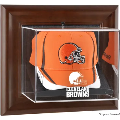 Cleveland Browns Fanatics Authentic Brown Framed Wall-Mountable Baseball Cap Display Case