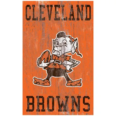 Lids Cleveland Browns WinCraft Brownie The Elf 12 x 30 Retro Logo Pennant