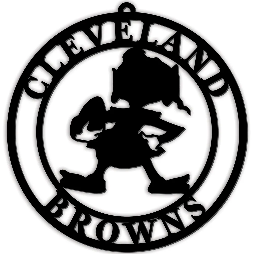 Men's Cleveland Browns Nike Heather Charcoal Brownie The Elf