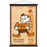 Women's New Era Orange/Brown Cleveland Browns Brownie The Elf