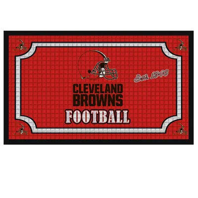 Cleveland Browns Embossed Door Mat