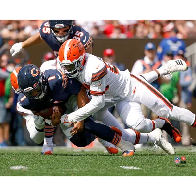 Jeremiah Owusu-Koramoah Cleveland Browns Autographed Riddell Flash  Alternate Speed Replica Helmet