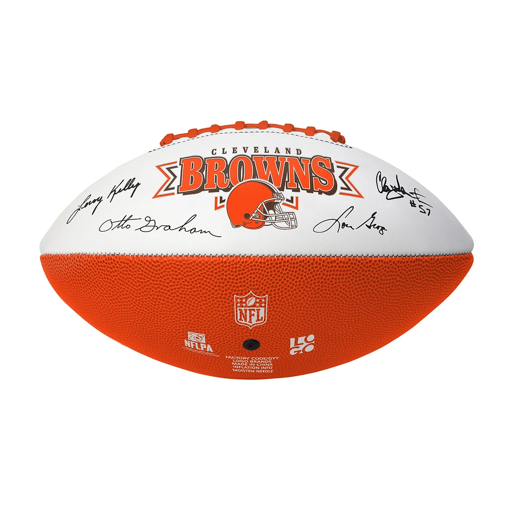 Cleveland Browns Legends Signature Football