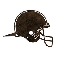 Cleveland Browns Metal Garden Art Helmet Spike