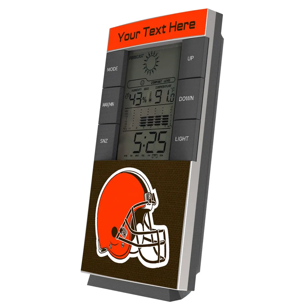 Lids Cleveland Browns Personalized Digital Desk Clock