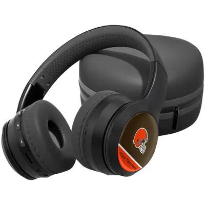 Cleveland Browns Personalized Wireless Bluetooth Headphones & Case