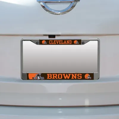 Cleveland Browns Small Over Large Mega License Plate Frame