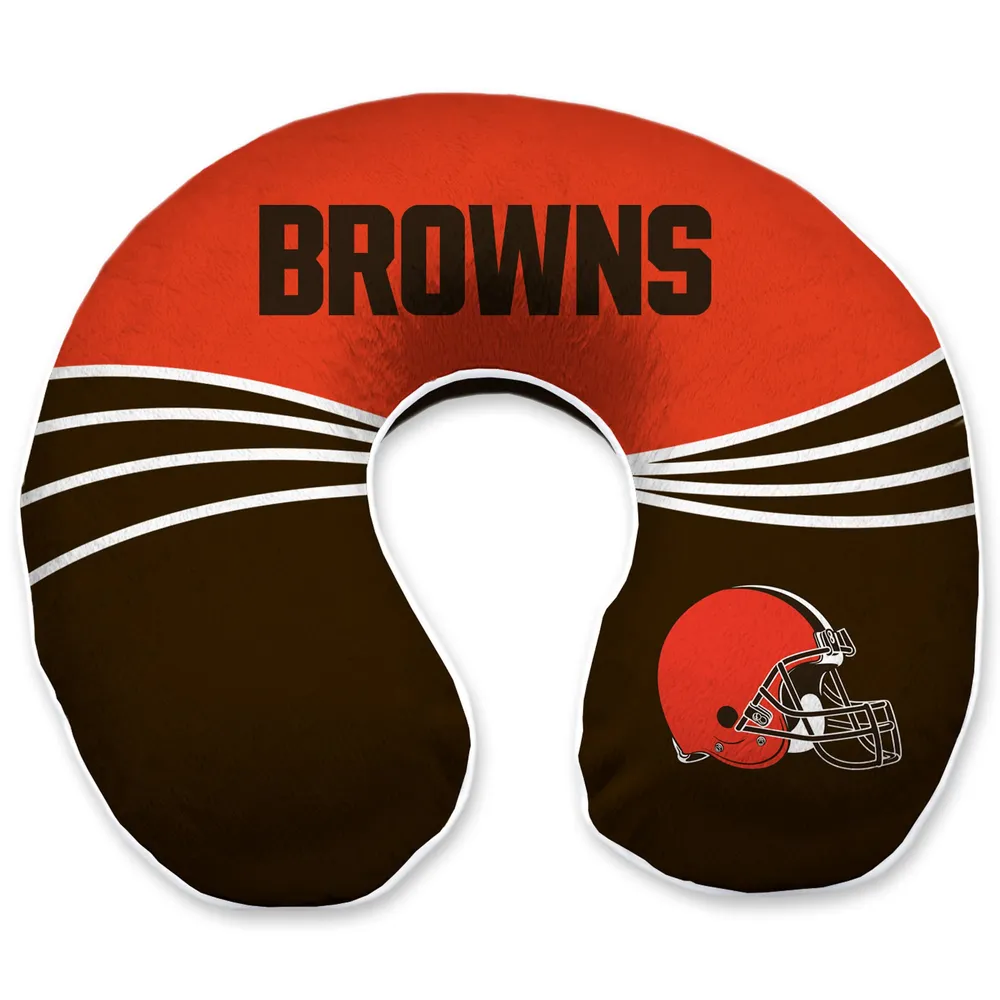 Lids Cleveland Browns Wave Memory Foam U-Neck Travel Pillow - Brown