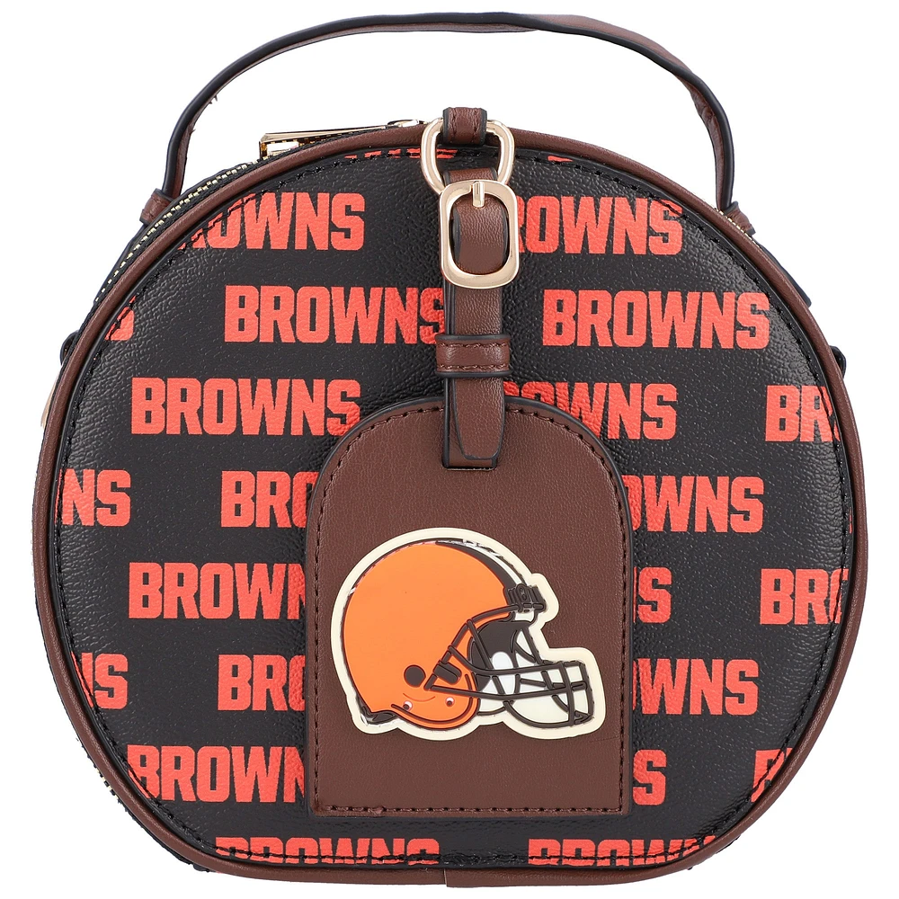 Sac rond Cuce Cleveland Browns avec logo répété