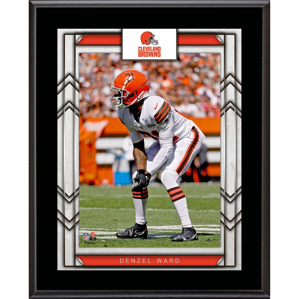 Denzel Ward Cleveland Browns 10.5" x 13" Player Sublimated Plaque