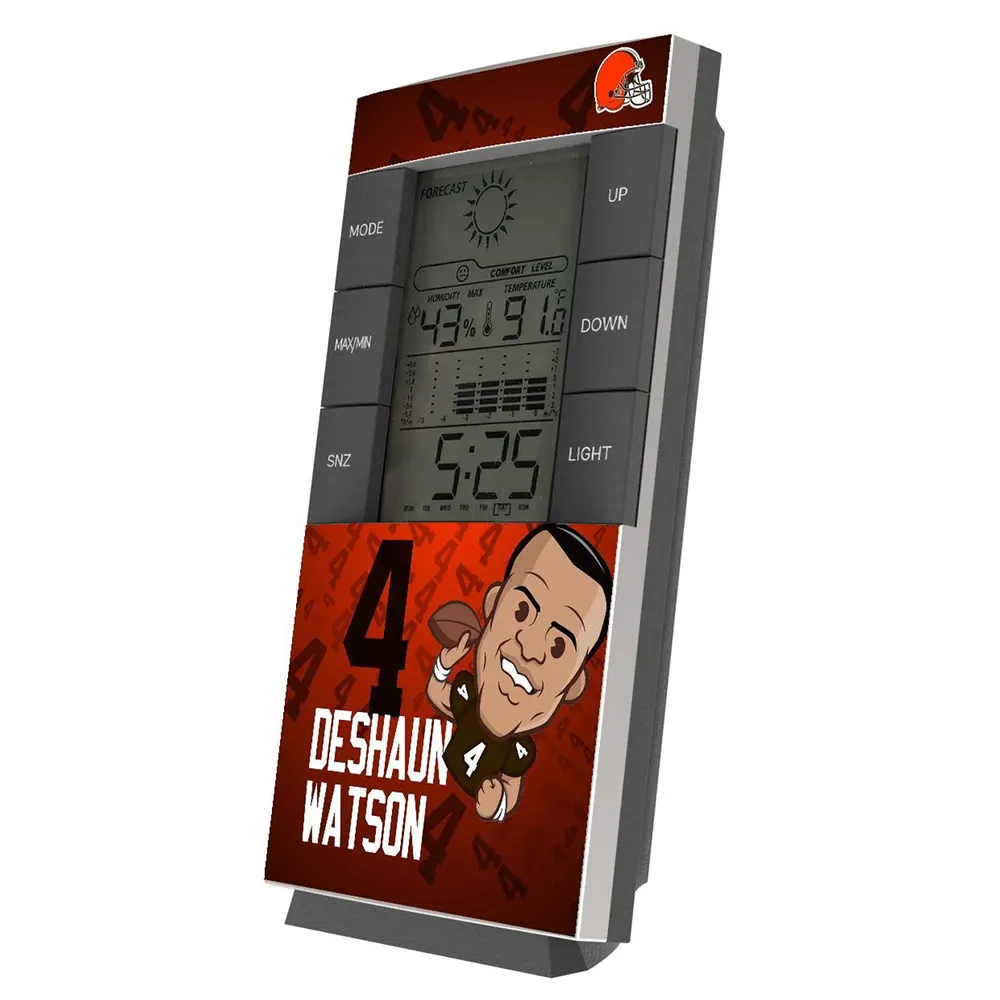 Lids Deshaun Watson Cleveland Browns Emoji Design Digital Desk Clock