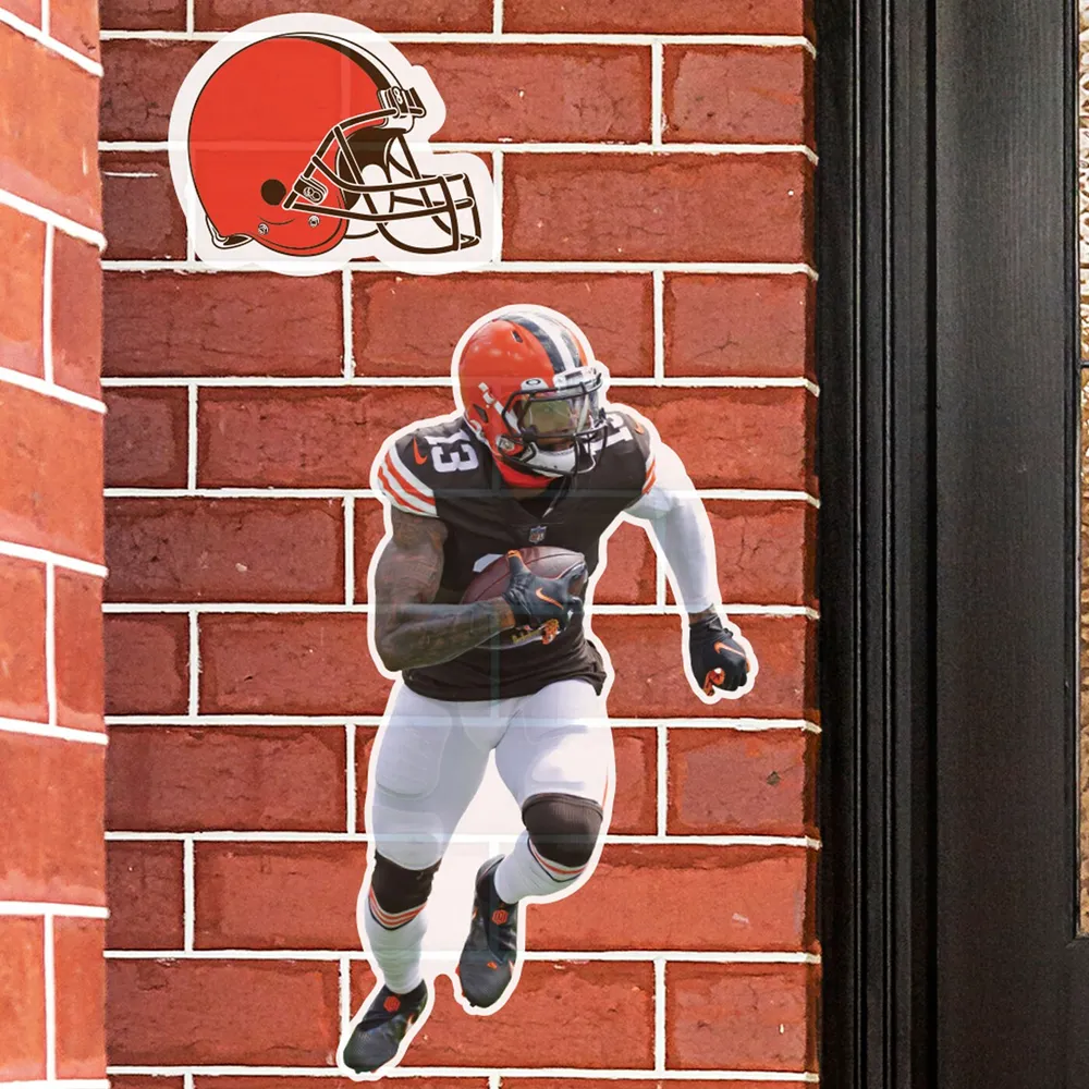 Lids Odell Beckham Jr. Cleveland Browns Fathead Alumigraphic Outdoor  Die-Cut Decal