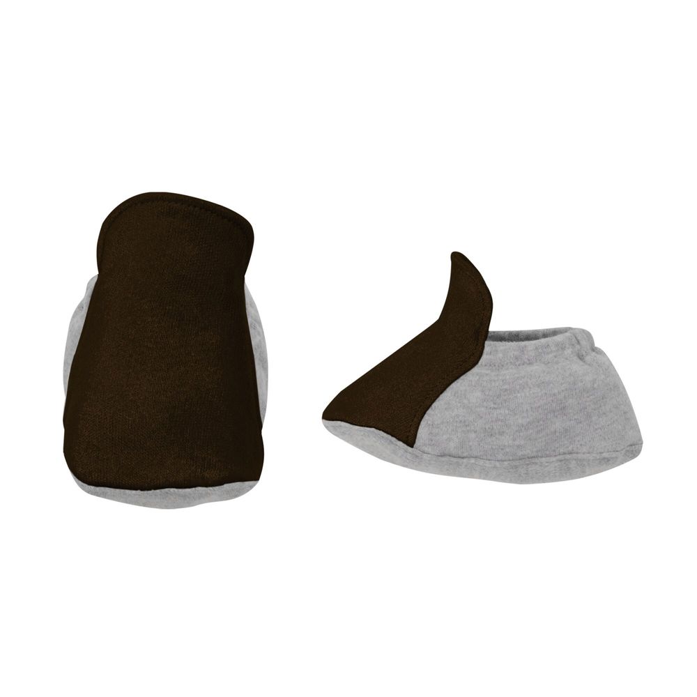 Girls Newborn & Infant Brown/Heathered Gray Cleveland Browns All The Love Bodysuit Bib Booties Set