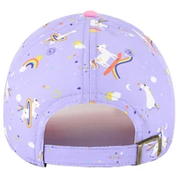 Girls Preschool '47 Lavender Cleveland Browns Unicorn Clean Up Adjustable Hat