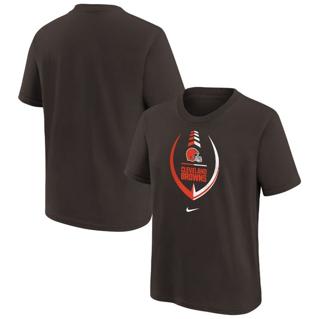 T-shirt Nike Cleveland Browns Icon pour fille préscolaire marron