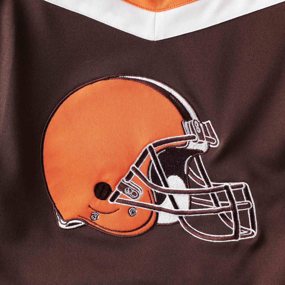 Outerstuff Girls Youth Brown/Orange Cleveland Browns Two-Piece