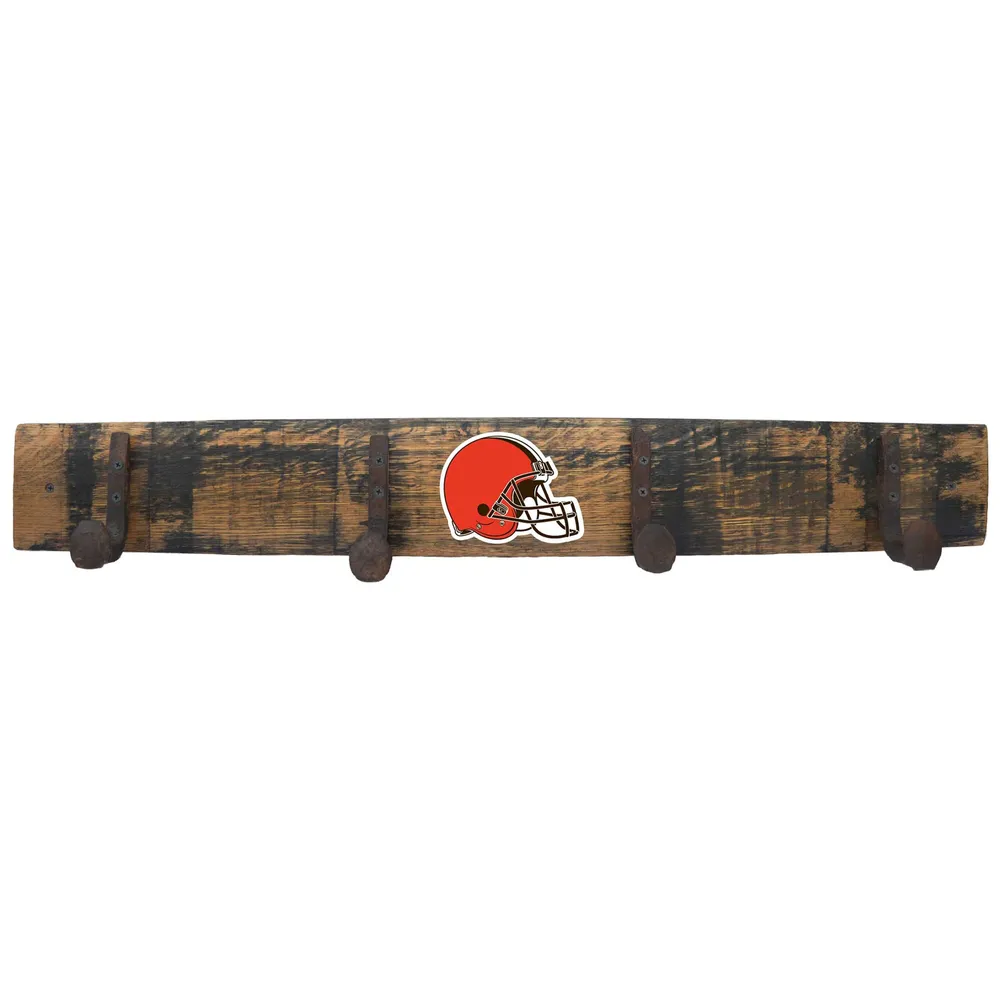 Lids Cleveland Browns Imperial 5'' x 35'' Oak Barrel Coat Rack