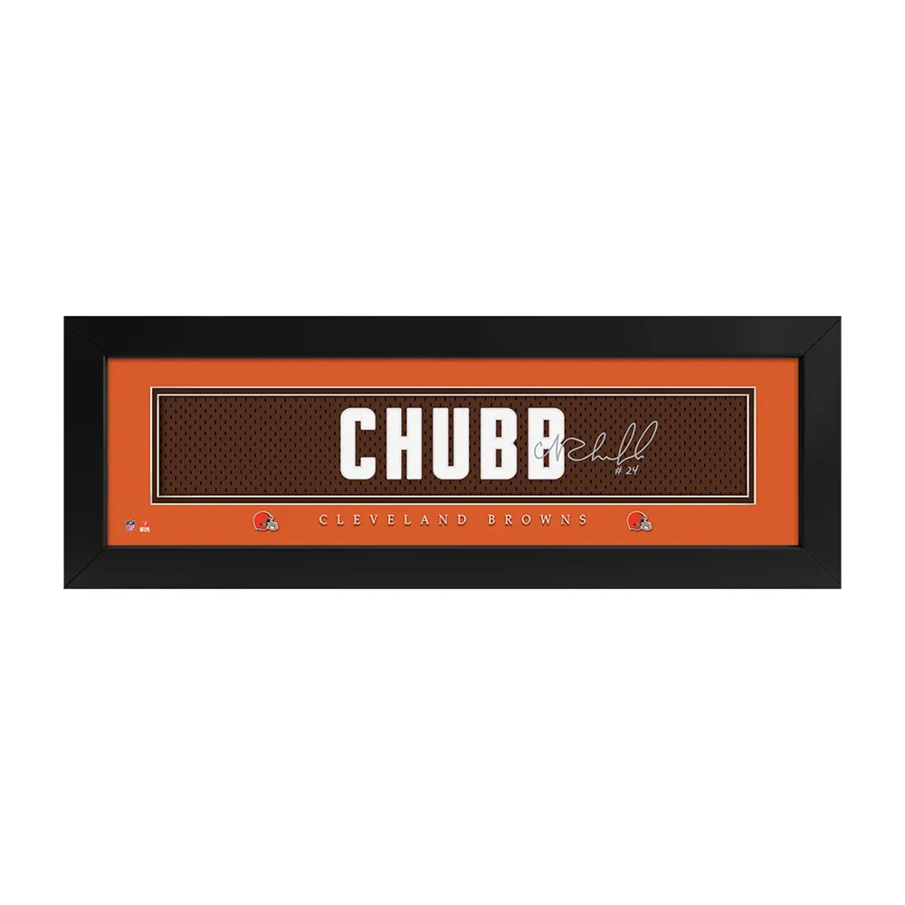 Cleveland Browns Nick Chubb American Football Player Wall Art